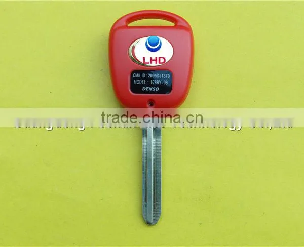 Toyota Remote Car Key Shell Key Case 2 Buttons Toy43 in Red photo-2