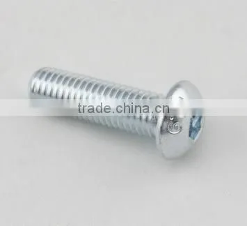 Blue White Zinc Hex Socket Botton Head Cap Screw ISO7380 photo-2