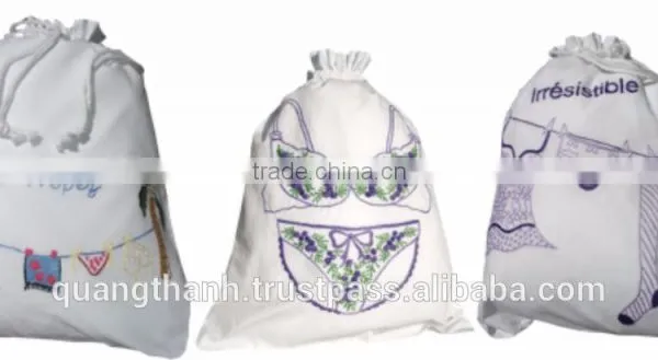 Hand Embroidery Shoe Bags ,embroidery Lingerie Bags,embroidery Laundery Bags photo-2