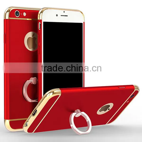 3 in 1 Combo With Holder Mobile Phone Case For IPhone 6 Plus photo-5