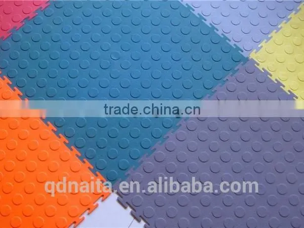 2015 best selling new design pvc inter locking floor mat door mat