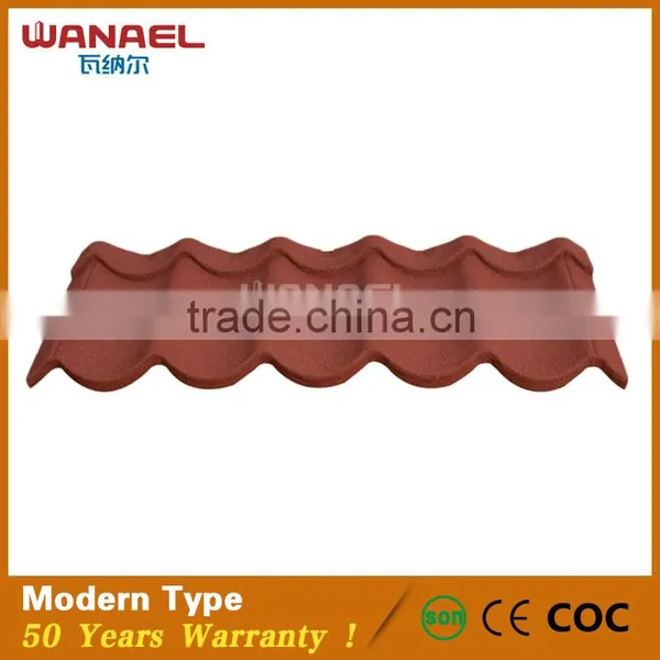 China Colorful Stone Coated Metal Roofing Tile, Stone Coated Steel Roofing Tile photo-6