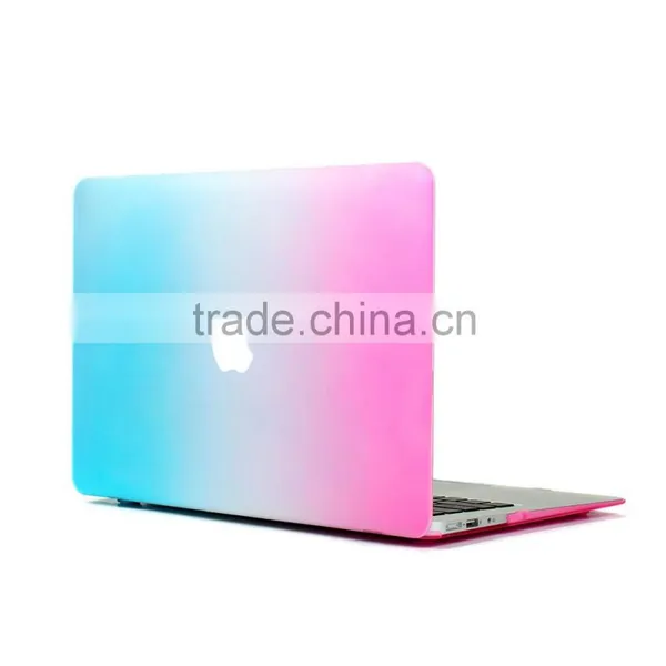 For Macbook Air Pro Retina 11" 13" 15" Matte Rainbow Cover Hard Rubberized Case photo-2