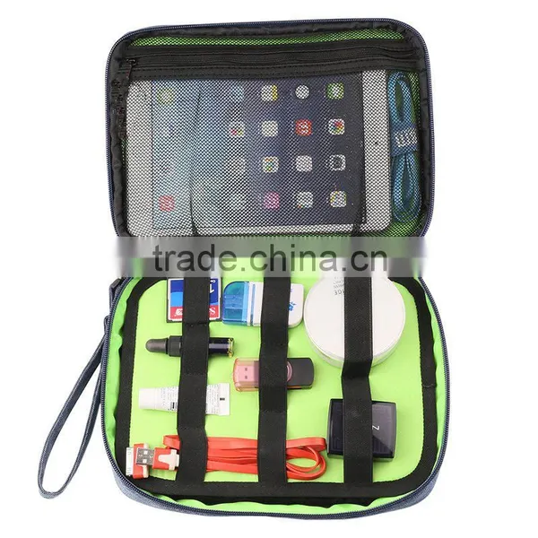 Digital Products Organizer Bag Travel Bag for Ipad Pockets Storage Bags photo-2