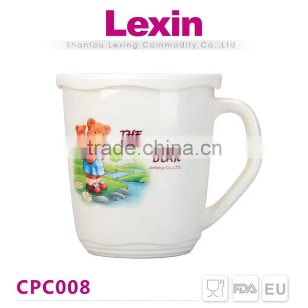 Plastic Disposable Plastic Tea Cup and Saucer