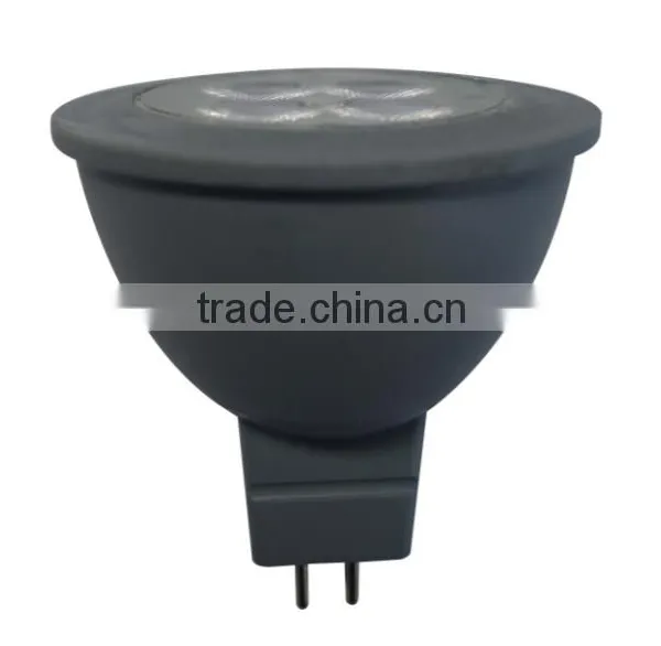 New Design Led Bulb GU5 GU5.3 MR16 Spot Light Down Lighting Bulb DC 12V Spotlight 6W 36 Degree CE RoHS Plastic Coated Aluminium