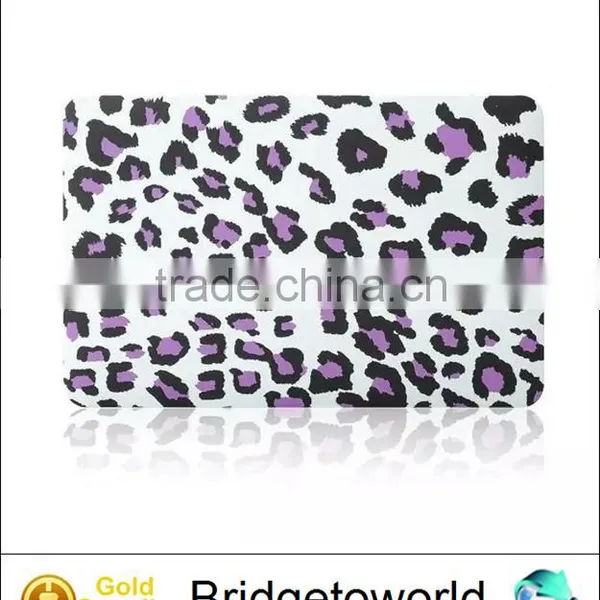 For Macbook Leopard Printed Case, Water Transfer Leopard Printed Cover for Macbook Air Pro Retina photo-2