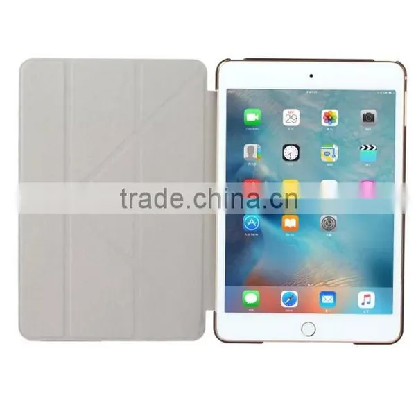 New Leather Case for IPad Mini4 Transformers Mini4 Cross Pattern Deformation Leather Tablet for Ipad Mini photo-6