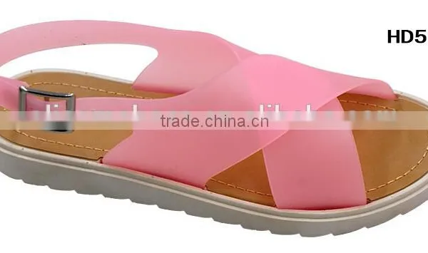 2016 Hottest Sale Jie Yang Summer Lady PVC Slipper Women PCU Sandals Fashion Shoes photo-3