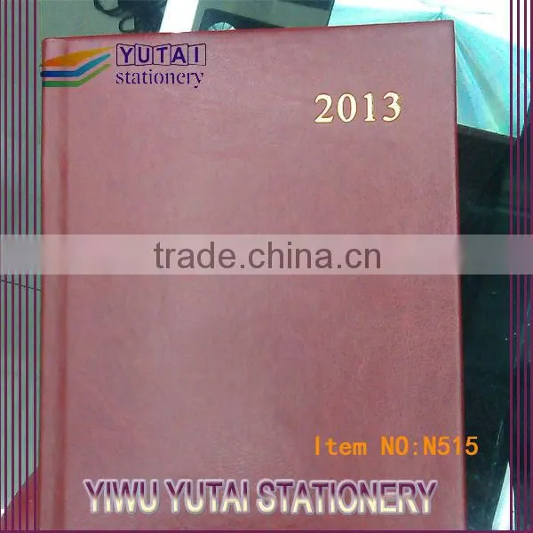 2013 New Product Soft Leather Book Cover Binding