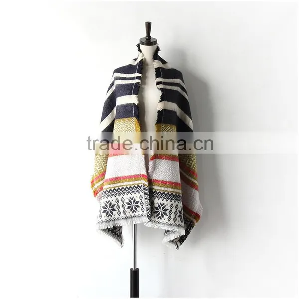2016 Fashion Christmas Pashmina Cashmere Scarf