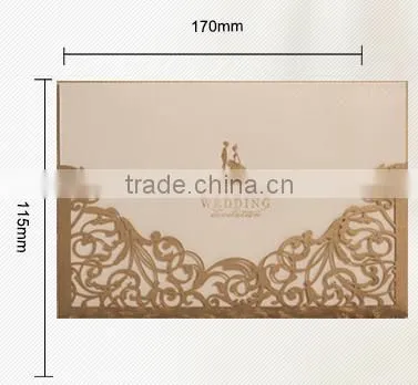 Hot Sale Business Invitation Card Glossy Beautiful Wedding Card photo-2