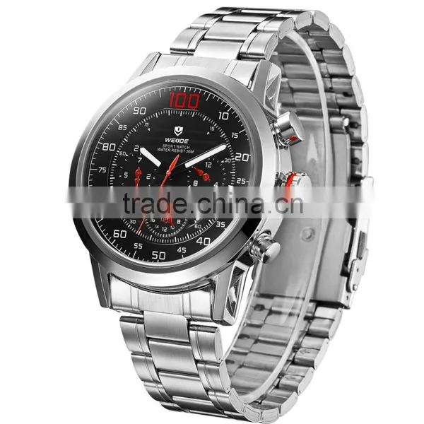 2015 Best Selling Stainless Steel Pratical Women Sport Watch WH3311 photo-4