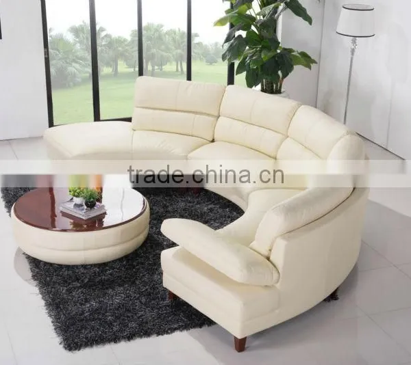 2016 Modern Semi-circle Sectional Sofa Living Room Furniture photo-2