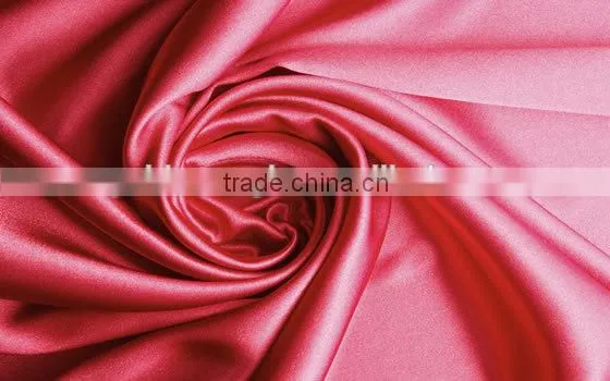 Top-rated Red 100% Mulberry Silk Fabric-16mm photo-3