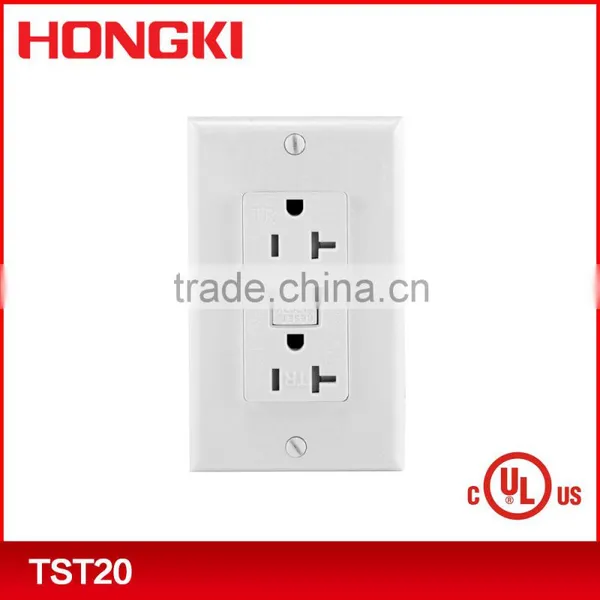 New UL CUL 120V Gfci Wall Outlet Socket Receptacle With the Function of Detecting the Life End Time Autonmatically photo-2