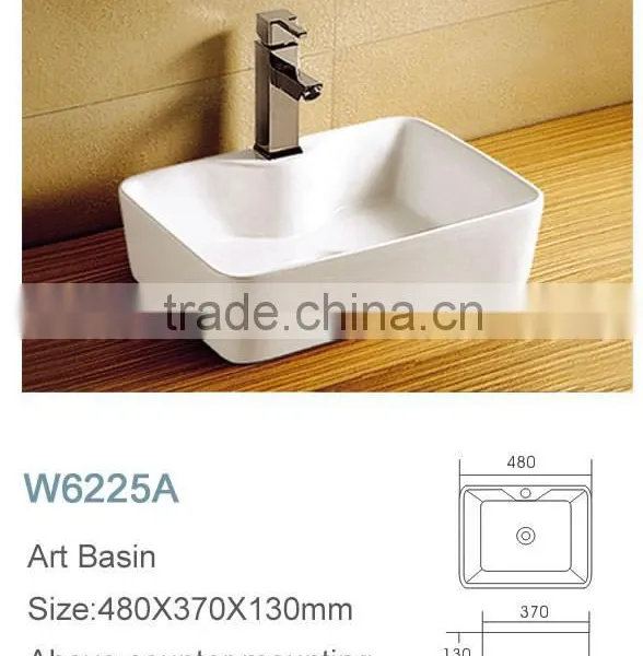 European Style Color Art Basin With Facuet photo-4