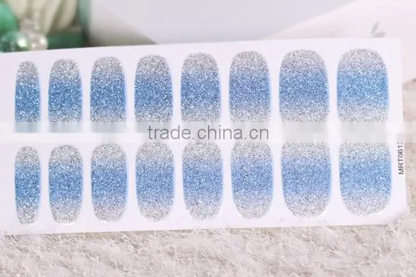 Glitter Nail Sticker Spring Nail Stickers Colourful Nail Sticker photo-4