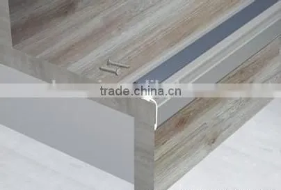 Aluminium Tile Edging Stair Jade Nosing,aluminum +artificial Jade Stair Nosing Profile,anti-slip Aluminium Stair Nosing photo-6