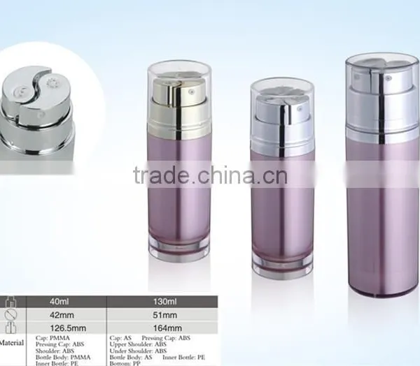 Plastic Dual Tube Bottles for Day Cream and Night Cream photo-3