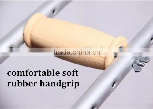 Underarm Height Adjustable Aluminum Crutches photo-4