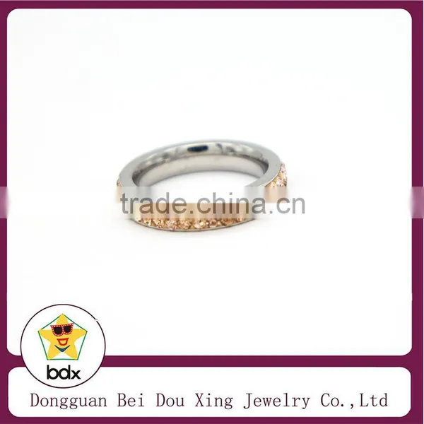 2015 Fashion Personalized Rose Gold Cubic Zirconia Eternity Ring photo-2