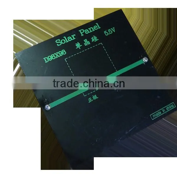 OEM 1.2W 5.5V Small Size Monocrystalline Silicon Pet Laminated Mini Solar Panel photo-2