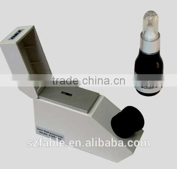 Testing Range of 1.35 - 1.85 Gem Refractometer With RI Liquid FGR-002 photo-2