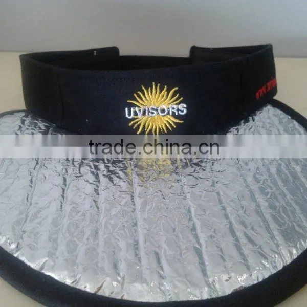Wide Bill Topless Sun Visor Cap