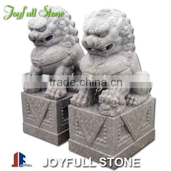 Granite Foo Dogs, Stone Fu Dog Sculptures