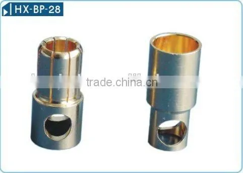 6.0mm Gold Plated Bullet Connector Banana Plug Male and Female photo-3
