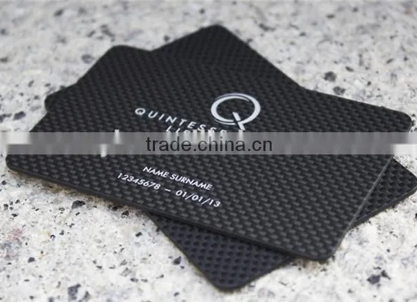 Customed Made Carbon Fiber Business Card ,thick Plastic Carbon Fiber Business Cards 1 mm photo-4