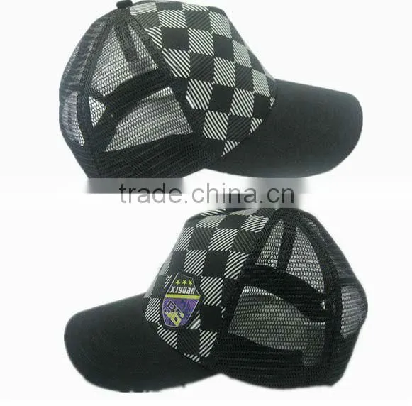 Printed Checked Sports Baseball Mesh Cool Caps Hats/sunvisor Cap Hat/cycling Cap Hat/trucker Cap Hat