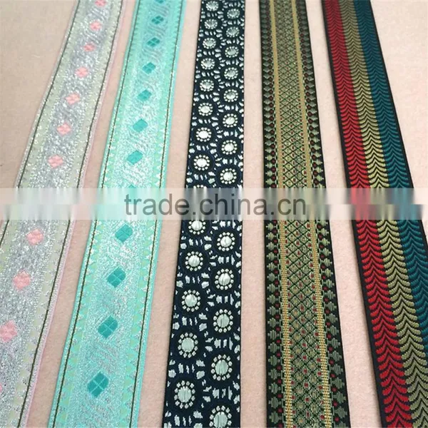 2016 Hot Sale Colorful Custom Factory Price Binding Tape/ Jacquard Ribbon