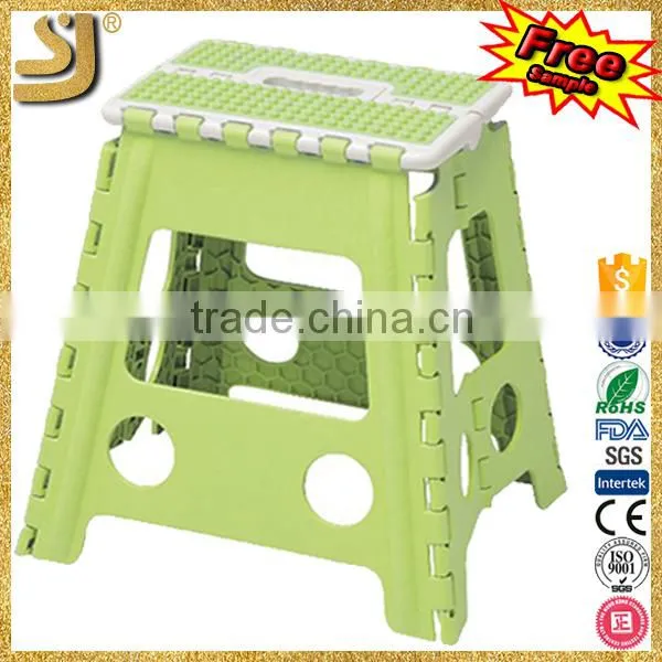 Wooden Folding Step Stool, Plastic Foldable Travel Stool, Modern Plastic Folding Stool photo-2