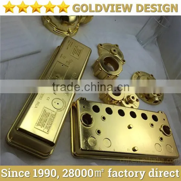 Die Casting Imitation Gold Plating Technology Equipment Parts Imitation Gold Electro-plating Gold Imitation Plating Factory photo-3