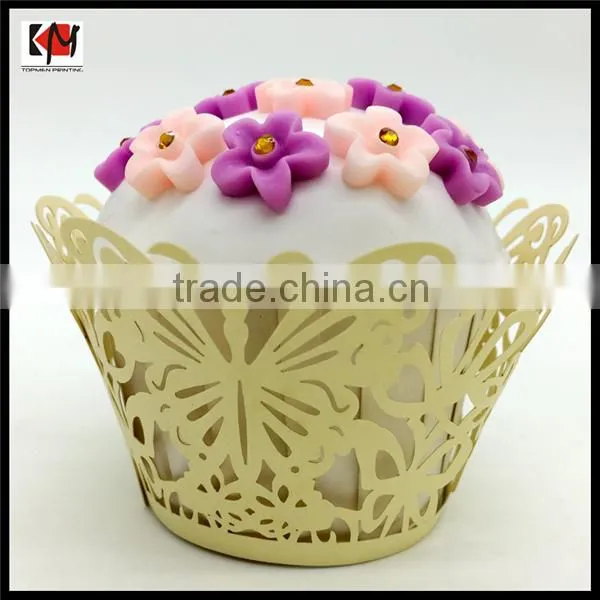 New Cheap Party Laser Cut Cupcake Wrapper photo-3