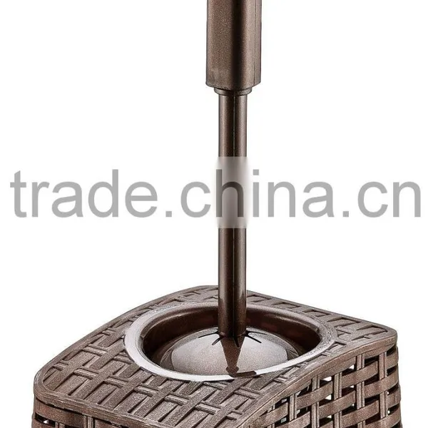 Rectangular Shape Bath Toilet Brush With Plastic Handle photo-2