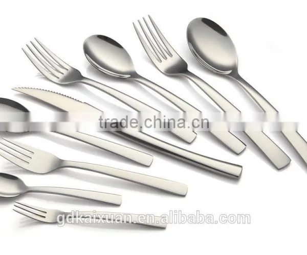 Restaurant Stainless Steel Flatware Spoon And Fork KX-S130 photo-3