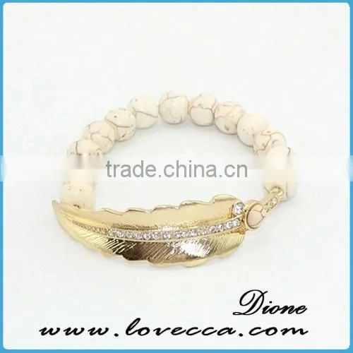 High Quality+In Stock+Small MOQ Gold Plating Pearl Charm Bracelet photo-2