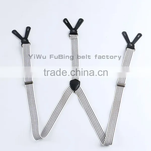 Boy and Girl Elastic Fabric Suspenders Belt With pu Buckle photo-2