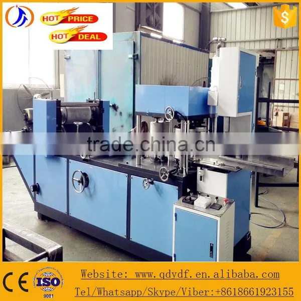 Small Semi-automatic and Mini Full Automatic Facial Paper Folding and Embossing Tissue Machine