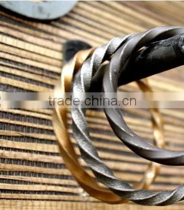2 Inch Painted Cast Iron Twist Ring