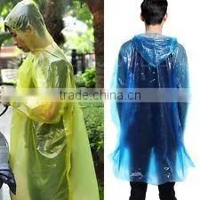 YunShang Cheap Disposable pe Rain Poncho photo-2