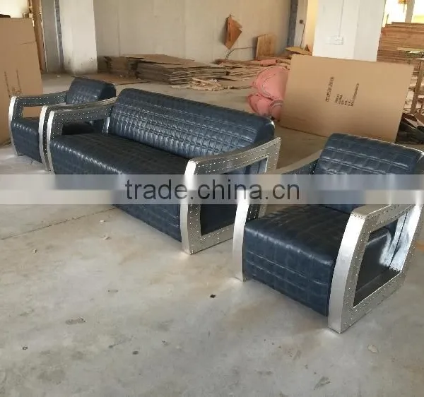 AVIATOR Aluminium 3 Seater Sofa photo-2