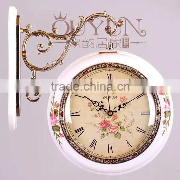 Modern Home Decor Interior Decorating Hand Painted Wall Clock photo-2