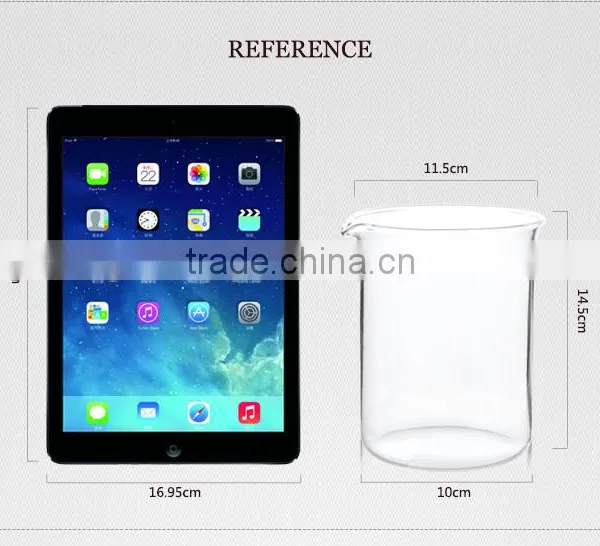 Stemless 1000ml China Supplier Hot Sell Borosil Single Wall Measuring Cup photo-3