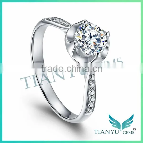 Moissanite 89 Facets Forever Brilliant Jewelry Moissanite 1 Carat Ring Anniversary Rings photo-2