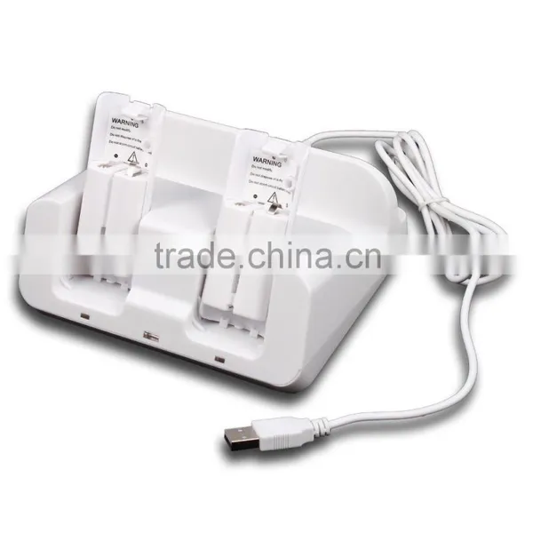 Triple Charging Dock / Viewing Stand For Wii U Gamepad And For Wii Remote Control photo-3