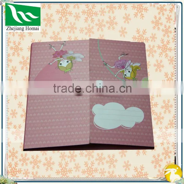 Pink Cute Girl Custom Memo Sticky Paper Memo Pads